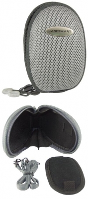 CASESMART_Secure_Egg_oval_grau_Schutz_Aufbewahrung_Digi_Cam_Digital_Kamera_Handy_Case_Box_Tasch