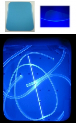 Window-Kit rechteckig gross 33x27cm UV-aktiv blau
