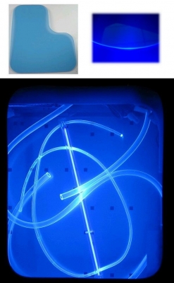 Window-Kit L-Form 30x26cm UV-aktiv blau