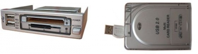 ICY_BOX_IB_801_8_in_1_Card_Reader_Mobil_USB_silber_CompactFlash_IBM_Micro_Drive_MemoryStick_Sma
