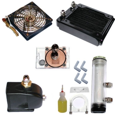 LICS_H2O_Set_Basic_L_Single_120_AAF_1_CHILLGUARD_Wasserkuehlungs_Komplettset_Entry_Supply_Kit