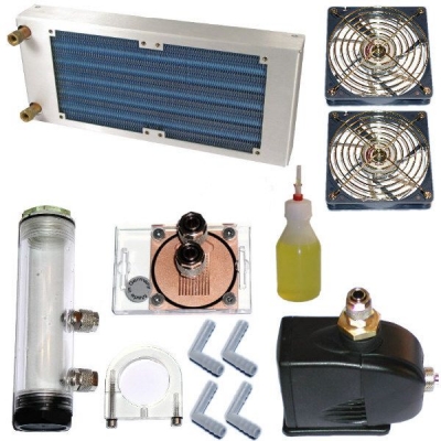 LICS_H2O_Set_Basic_XL_Dual_120_AAF_1_CHILLGUARD_Wasserkuehlungs_Komplettset_Entry_Supply_Kit