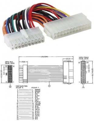 Stromadapter_24_Pol_EPS_12V_Netzteil_auf_20_Pol_ATX_Mainboard