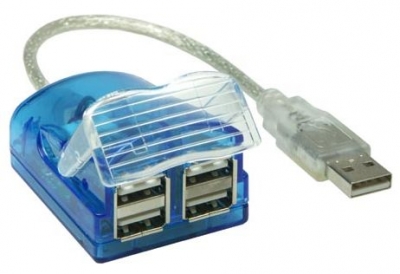 USB_20_Mini_4_Port_Hub_transparent_blau_extern_passiv_ohne_Netzteil