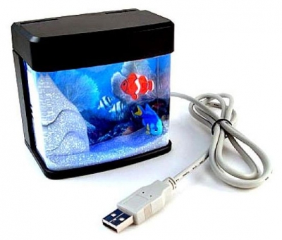 USB_Mini_Aquarium_blau_Wasser_Fische_Beleuchtet_Beleuchtung_Schreibtisch