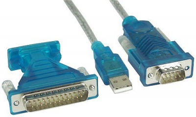 Adapter_Seriell_RS_232_Centronics_USB_Stecker_Serial_25polig_D_Sub_Stecker_RS232