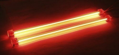 Dual-Cold-Cathode-Neon-Röhre SingleColor 30cm rot/rot