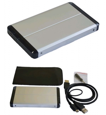 externes_Gehaeuse_25_Zoll_S_ATA_HDD_Aluminium_SlimLine_USB_20_Subsystem_25_USB_IEEE_1394_ext