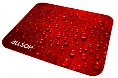 ALLSOP_Raindrop_MousePad_rot_Regentropfen