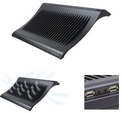 AKASA_AK_NBC_03_BK_Notebook_Kuehler_GEMINI_154_Aluminium_Pad_Kuehler_Fan_Cooler_System_Blende