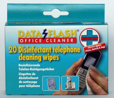 Telefon-Reinigungstücher desinfizierend [feucht] einzeln 20er