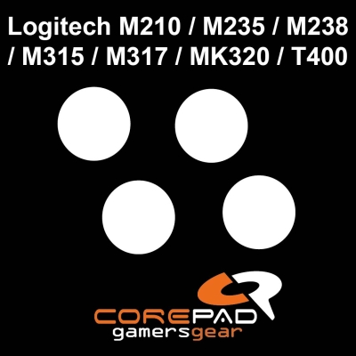 Corepad-Skatez-PRO-66-Mausfuesse-Logitech-M210-M235-M238-M315-M317-MK320-T400
