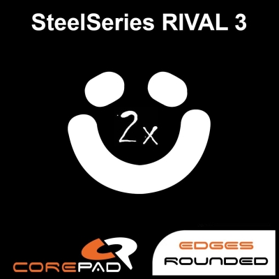 Hyperglides Hypergleits Hypergleids Corepad Skatez SteelSeries Rival 3