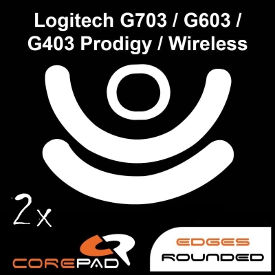 Corepad Skatez PRO 107 Mausfüße Logitech G703 Lightspeed / G603 Lightspeed / G403 Prodigy / G403 Prodigy Wireless