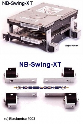 Noiseblocker_Festplattenentkoppler_Swing_XT_HDD_Daempfer_Daemmung_Schwingung_525_Festplatten_En