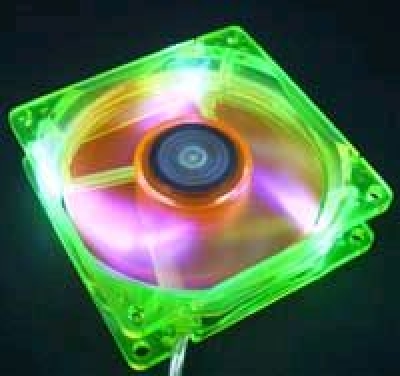 AeroCool_3_UV_LED_Transparent_Fan_80mm_gruen_orange_Luefter_Drehzahl_Foerdermenge_CFM_Foerdervolume