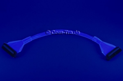 Airflow_Floppy_Kabel_1fach_UV_sensitiv_blau_30cm_Rundkabel_Luft_Widerstand_UV_Licht_Ummantelung