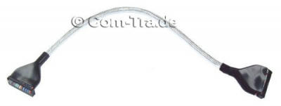 Airflow_Floppy_Kabel_1fach_silver_30cm_Rundkabel_Luft_Widerstand_UV_Licht_Ummantelung_Airflowka