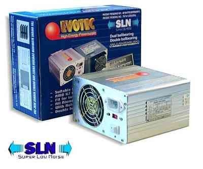Evotec_Aluminium_PSU_ATX_320Watt_Low_Noise_Netzteil_Luefterregelung_92mm_Fan_silent_leise_Alumin
