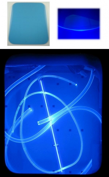 Window-Kit rechteckig klein 30x21cm UV-aktiv blau