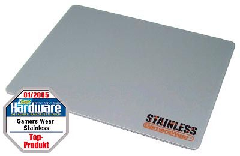 Stainless MousePad silber
