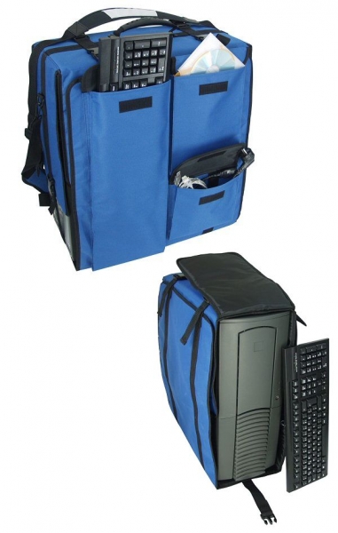 Com Tra CASESMART Gamer LAN Party Bag blau