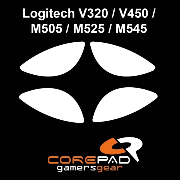 Corepad Skatez PRO  50 Mausfüße Logitech V320 / V450 / M505 / M525 / M545