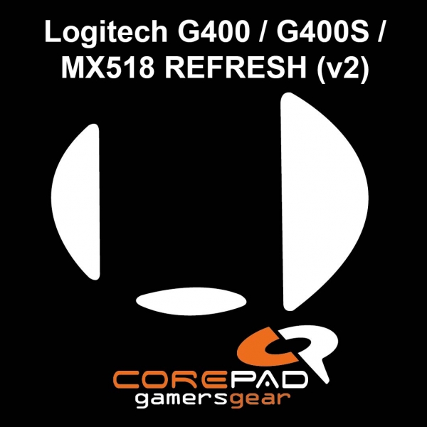 Corepad Skatez PRO  61 Mausfüße Logitech G400 / G400S / MX518 REFRESH (v2)