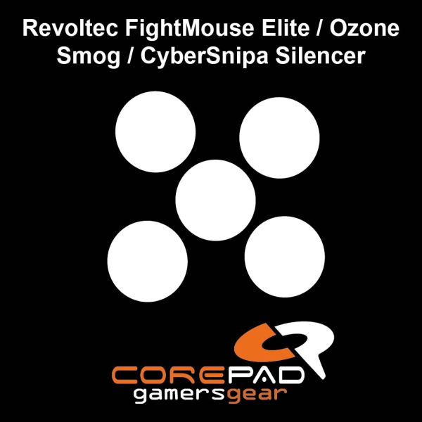 Corepad Skatez PRO  79 Mausfüße Revoltec FightMouse Elite / Ozone Smog / CyberSnipa Silencer