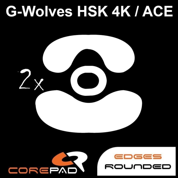 Corepad Skatez G-Wolves HSK PRO 4K ACE Replacement Mouse Feet 