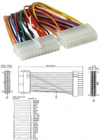 Stromadapter 20 Pol ATX-Netzteil auf 24 Pol EPS-12V-Mainboard