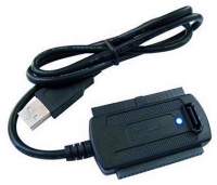 USB 2.0 auf IDE- & S-ATA-Konverterkabel mit Stromversorgung Retail