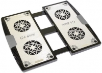 Titan TTC-G4TZ Notebook-Lüfter MAGIC-PAD Aluminium silber/schwarz