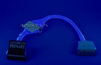 Airflow-IDE-Kabel ATA 33/66/100/133 2fach UV-sensitiv blau 45cm