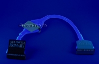 Airflow-IDE-Kabel ATA 33/66/100/133 2fach UV-sensitiv blau 45cm