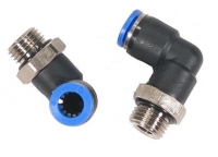 Push-In Anschluss G1/4" [6,35mm] mit O-Ring auf 6 mm gewinkelt