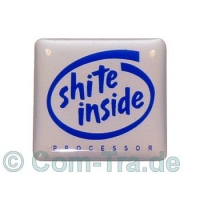 Case-Badge Shite Inside weiss
