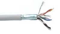 Netzwerkkabel S/FTP flexibel Cat. 5e grau Meterware pro 1m
