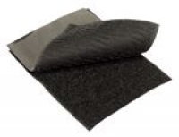 Klettband beidseitig selbstklebend 13x10cm schwarz