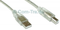 USB 2.0 Kabel Typ A Stecker auf Typ B Buchse 1,8m